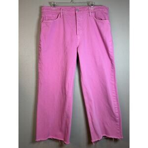Hudson Jeans Pink Flare Wide Leg
